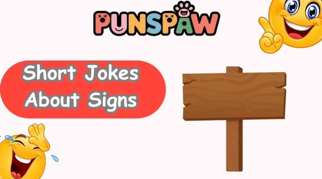 short jokes about signs